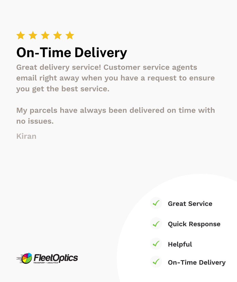 There is increased anticipation from the time your customer places an online order with you to when it arrives at their front door. We’ve created a final mile solution that ensures on time delivery every time.

Learn more today about our solutions bit.ly/3Vq9R3n
