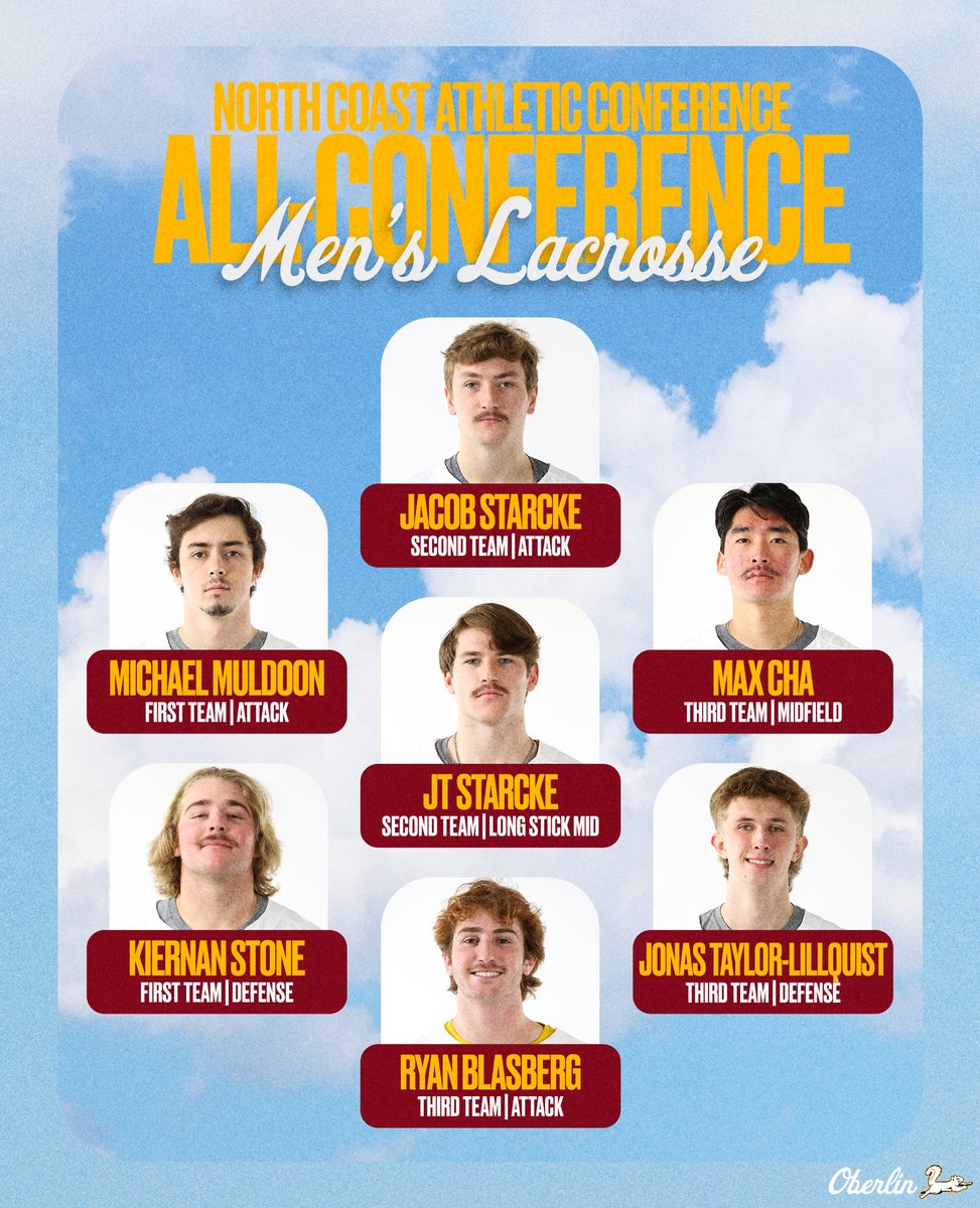 Oberlin Athletics (@yeo_athletics) on Twitter photo A program high ๐๐๐๐๐ Yeomen selected to the NCAC All-Conference list ๐
goyeo.com/news/2023/5/10โฆ
<a href="/yeo_mlax/">Oberlin Men's Lacrosse</a> // #GoYeo A program high ๐๐๐๐๐ Yeomen selected to the NCAC All-Conference list ๐
goyeo.com/news/2023/5/10โฆ
<a href="/yeo_mlax/">Oberlin Men's Lacrosse</a> // #GoYeo