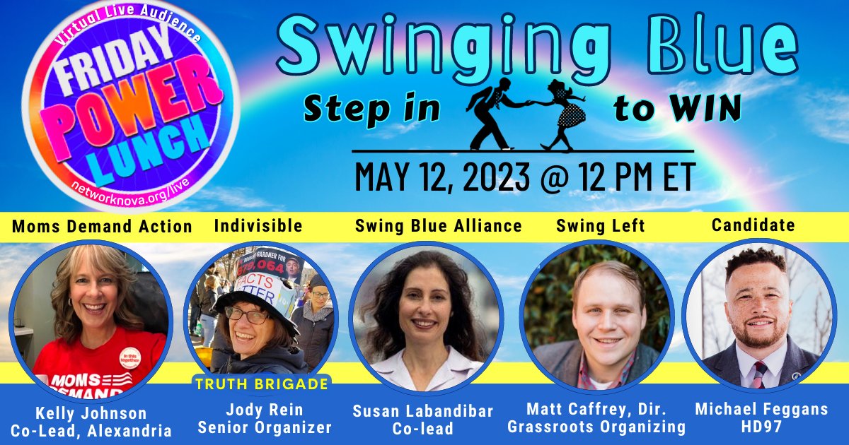 FriPowerLunch's tweet photo. FRIDAY - With early voting for the June primary now in full swing, this week’s show is about how we step in to win this election season.
RSVP: https://t.co/Ss5IxWJkyC
#FriPowerLunch #Virginia #VAPol #VALeg https://t.co/6i2Ytr2WFa