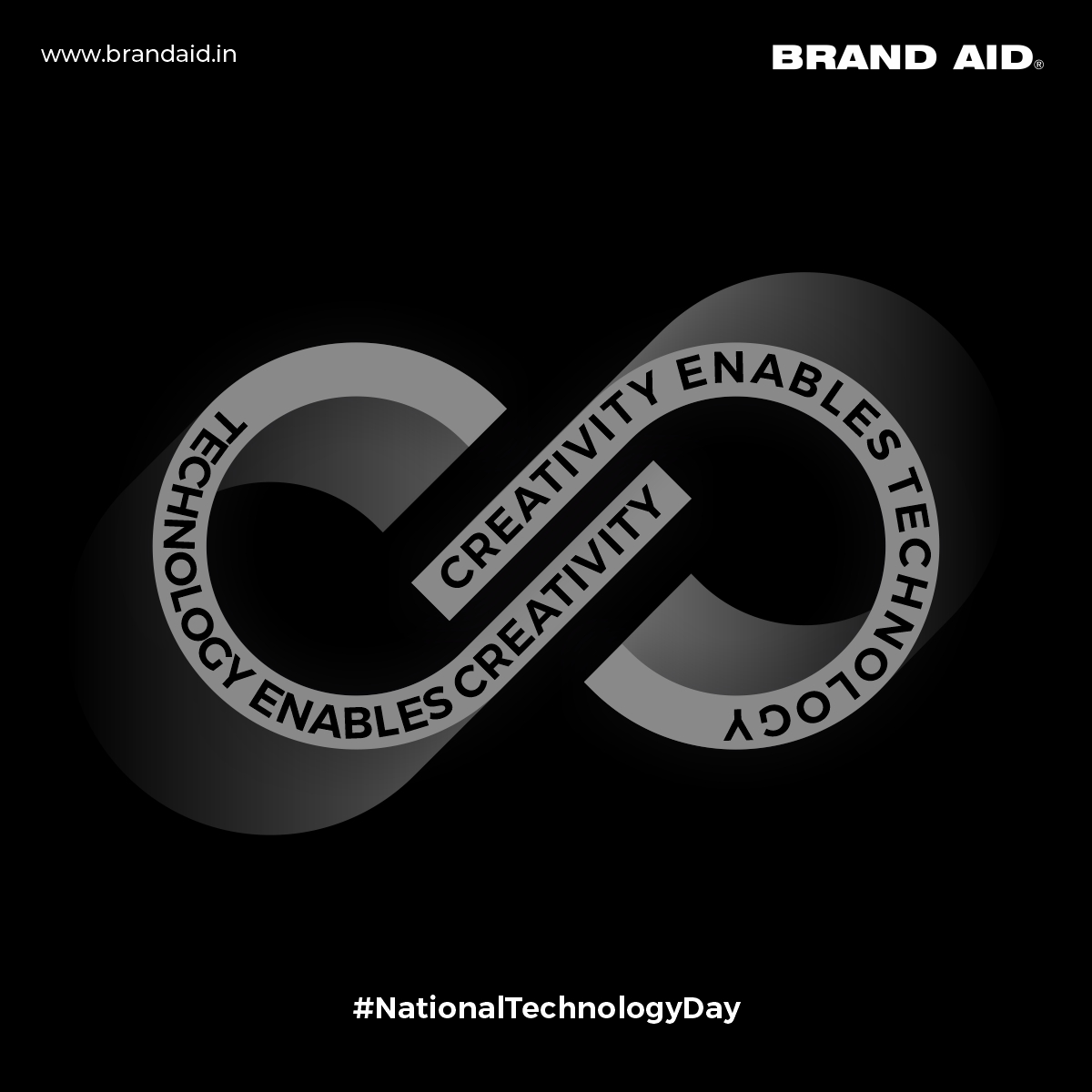 BrandAidGroup's tweet photo. Infinite horizons of imagination, where the loop of creativity and technology fuels endless possibilities. #NationalTechnologyDay

#TechAndCreativity #InnovationWithoutBoundaries #brandaid #brandaidgroup #branding #advertising #socialmediamarketing #digitalmarketing #events https://t.co/3R3isgW0K3