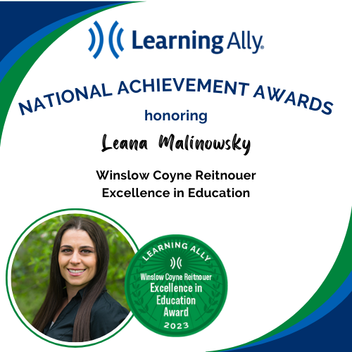In honor of #TeacherAppreciationWeek, we would like to congratulate 2023 Winslow Coyne Reitnour Excellence in Education Award winner Leana Malinowsky! This year, #educators across the nation were considered for this award and we couldn’t be more proud of these educators.