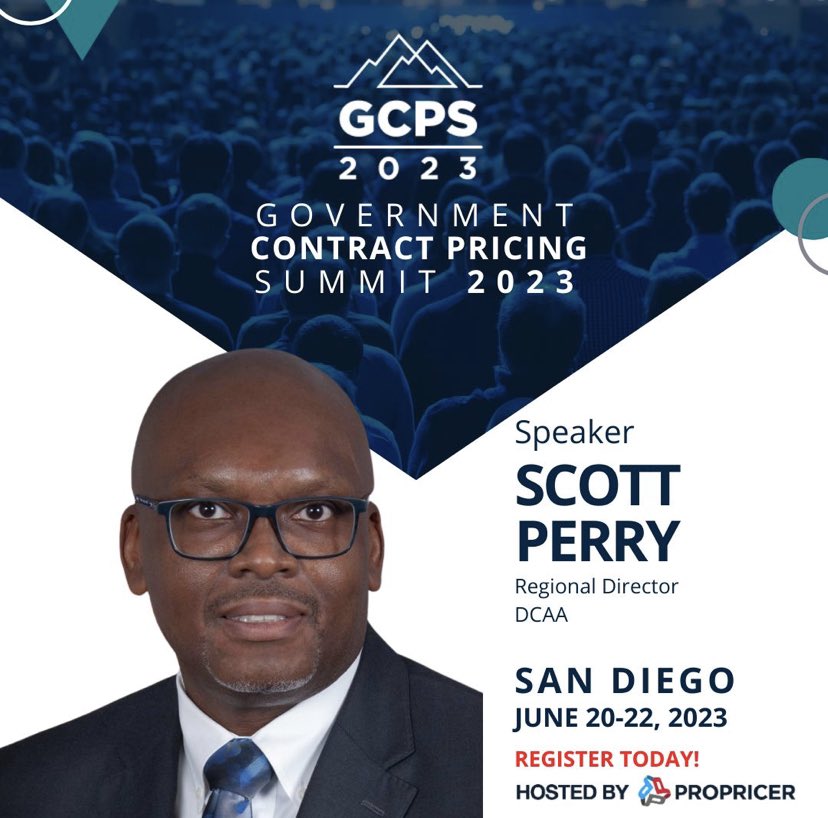GCPSummit's tweet photo. We are thrilled to have Scott Perry of Defense Contract Audit Agency presenting at the 2023 #GCPSummit.

Claim your spot today: https://t.co/8n2ZXaKTew 

See you in San Diego!

#governmentcontracting #govcon #event #guestspeaker #pricing #presenter #dcaa https://t.co/6JMHMuAsR9