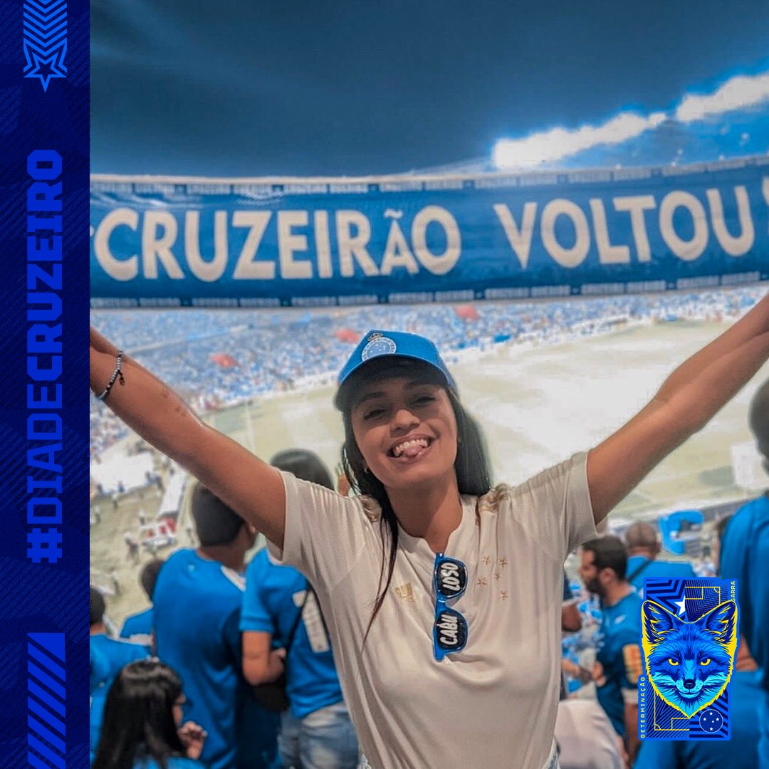 Cruzeiro's tweet photo. Já pode ir pro Mineirão ou ainda tá cedo? 🏃

É #DiadeCruzeiro e a gente não vê a hora de encontrar com os celestes na Pampulha!

Mande sua foto com a hashtag pra aparecer por aqui. https://t.co/G352EZJNT8