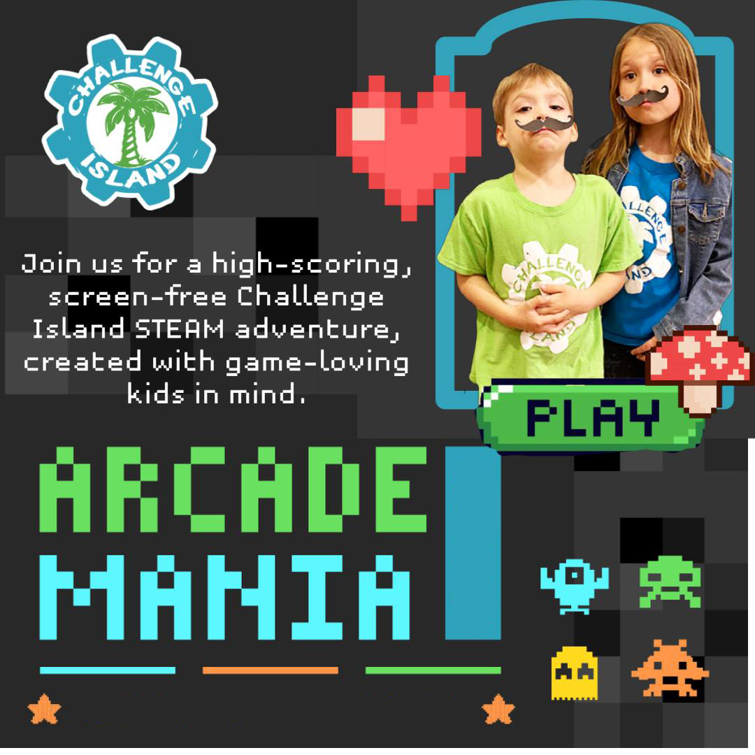 IslandPuerto's tweet photo. ¿Tienes niños que son amantes de los videojuegos y fans de Mario? Les presentamos Arcade Mania, parte de nuestro programa Verano S.T.E.A.M. https://t.co/eHMR1mkvV7
.
#ChallengeIslandPuertoRico #VeranoSTEAM https://t.co/KX5Smm5py7