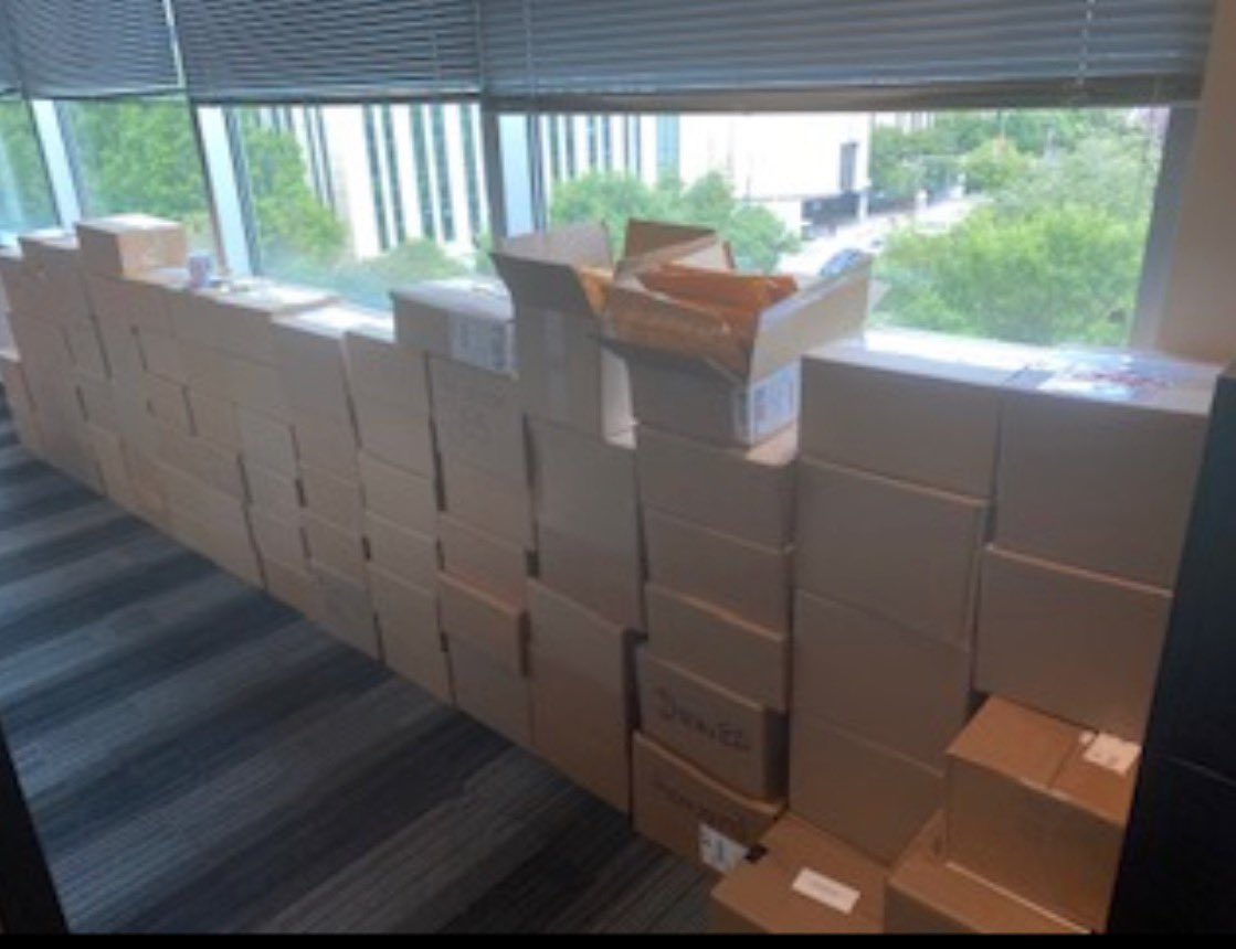 CAMontgomeryEDU's tweet photo. We sent out 50K cards on secure firearm storage to go in the backpacks of every APS student. I wish we didn’t have to… but we will try anything to keep our kids safe. #safetycomesfirst #safestorage FYI to other districts across the nation: Be Smart will give you these for FREE! https://t.co/TNfIuLpgor