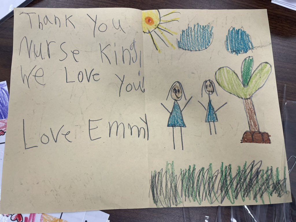 kinderray226's tweet photo. Had to show our wonderful nurse some love for National School Nurse’s Day!  We love Nurse King! @MES_beyourbest https://t.co/33KtyNBZBu