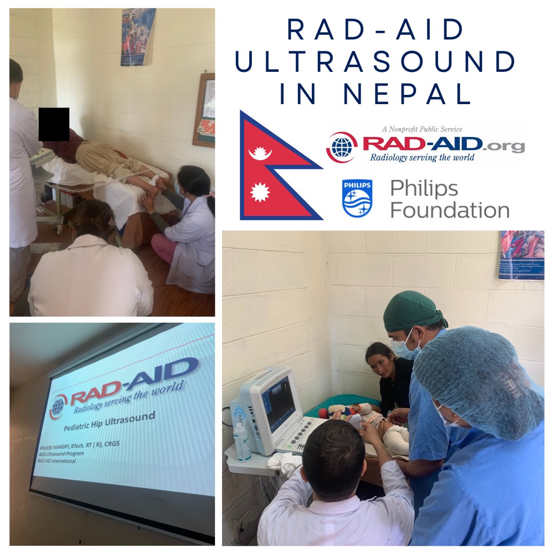 RADAIDIntl's tweet photo. A successful trip to Nepal! Thanks to support from @PhilipsFDN , Phoebe Mandry worked with our colleagues at TUTH and HRDC on ultrasound evaluation and training initiatives #ultrasound #globalhealth #teleultrasound #radaid https://t.co/I0dga0UTdI