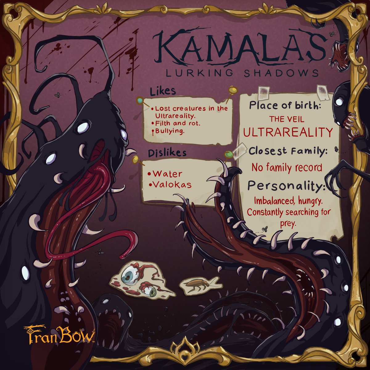 Killmondaygames's tweet photo. Meet Kamalas, the lurking shadows. ๐ป๐
GET THE GAME HERE:
๐ https://t.co/9XiGLqwC4F
#killmondaygames #franbow #franbowgame #kamala #ultrareality #indiegame #horrorgame #adventuregame #pointandclick #darkgame #darkfantasy #creepycute #mindbendinggame https://t.co/1YJTdiDlMQ