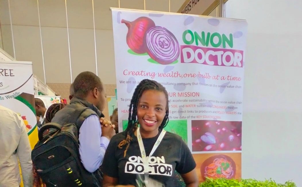 OnionDoctorKe's tweet photo. From ideation stage to exhibiting in business expos 🥳🥳! 
Fam ,keep doing what you do .The universe has a way of rewarding stubborn souls❣. 
Be sure to pass by our stand (146) at the K.I.C.C Agri-Africa conference . https://t.co/DTCLzmNicX