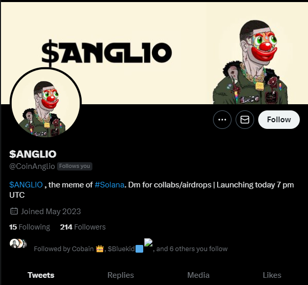 Report this account plz - I am not launching any coin and i have no intentions of launching my coin 

This is straight fucking SCAM @CoinAnglio