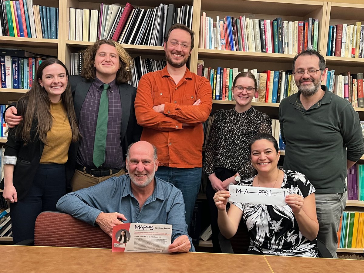 Huge thanks to <a href="/technologybryn/">Bryn Loftness</a> and <a href="/sam_rosenbott/">Sam Rosenblatt</a> for making the trip from <a href="/uvmcomplexity/">Vermont Complex Systems Institute @ UVM</a> last week to talk MAPPS! Your insights, expertise, and enthusiasm always impress. #FriendsOfMAPPS