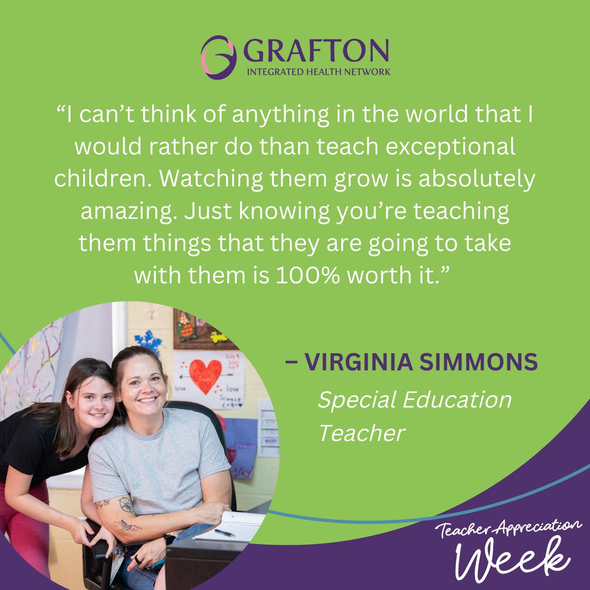 GraftonNetwork's tweet photo. Do you remember your favorite teacher?  Drop their name below in the comments and give them some love this National Teacher Appreciation Week!
#GraftonFamily https://t.co/REH1GBazOm