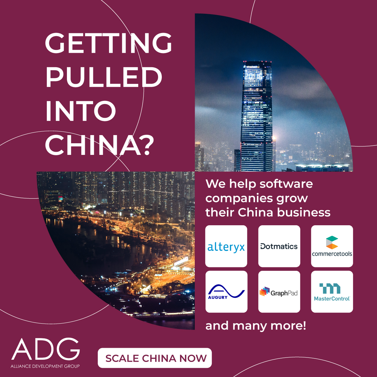 AdgChina's tweet photo. Are you losing out in China due to lack of compliant cloud? ADG helps software companies fast-track entry and growth in China with over 100 clients served. Explore our portfolio - https://t.co/Pog0HIARMh 

#saas #cloud #china #technology #b2b #venturecapital #privateequity #ADG https://t.co/1YM4pMDail