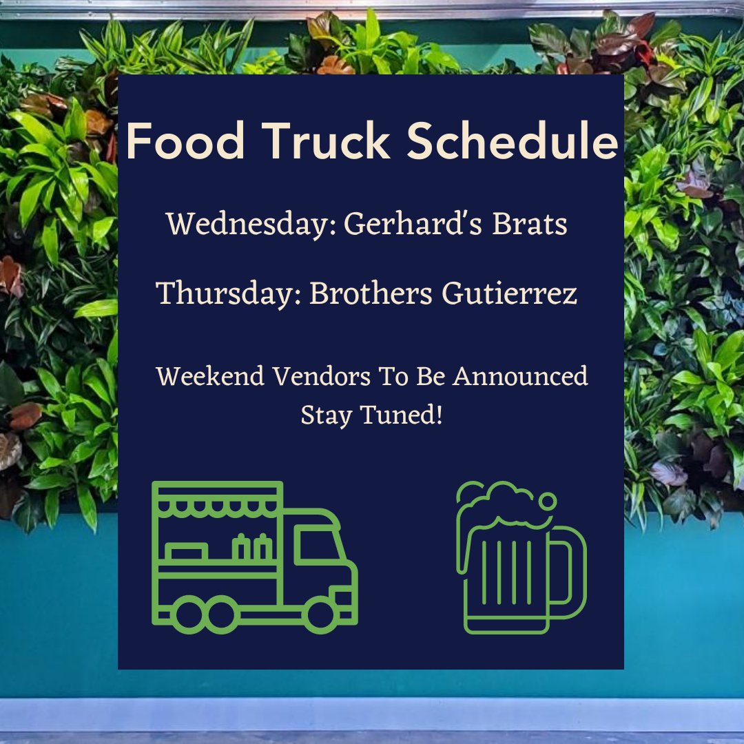 Stopping by the brewery this week? Here are the food trucks that have been scheduled for today and tomorrow, with vendors for the weekend still to be announced. Hope to see you soon! #WanderingLeafBrewing #mnbeer #exploremn #mnbreweries #mnbrewery #craftbeer #mncraftbeer