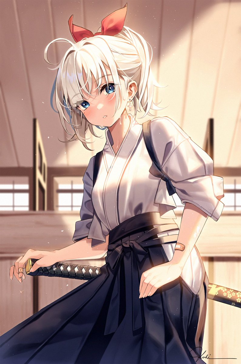 「she will protect with her heart 」|kuwiii 💋 クリのイラスト