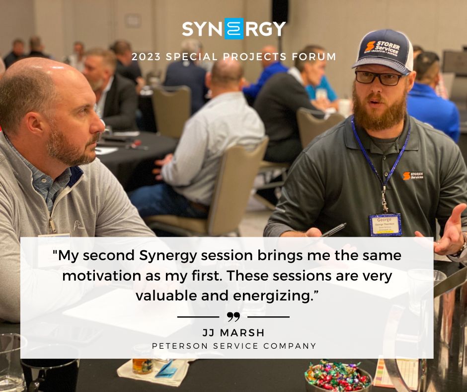 tweetsbysynergy's tweet photo. "My second Synergy session brings me the same motivation as my first. These sessions are very valuable and energizing.”
#TeamSynergy #HVACPeerGroup #SpecialProjects #HVACProjects #InOurMembersWords https://t.co/8ARdQEJF4d
