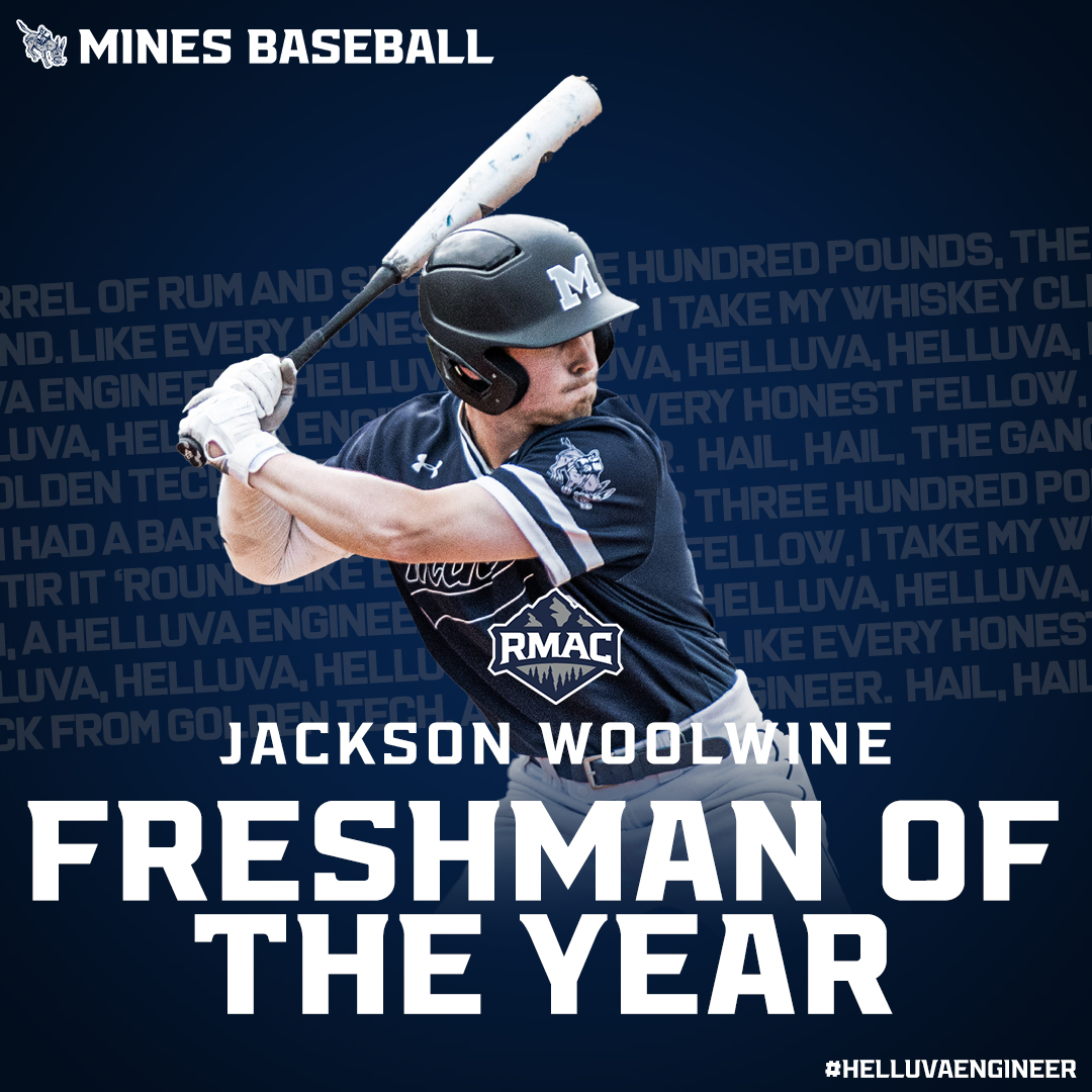 Mines Athletics (@minesathletics) on Twitter photo Kevin Zapanta is the RMAC Pitcher of the Year, and Jackson Woolwine is RMAC Freshman of the year as <a href="/OrediggersBSB/">Mines Baseball</a> has four recognized by the conference just hours before their tournament opener. #HelluvaEngineer
๐ฐ minesathletics.com/news/2023/5/10โฆ Kevin Zapanta is the RMAC Pitcher of the Year, and Jackson Woolwine is RMAC Freshman of the year as <a href="/OrediggersBSB/">Mines Baseball</a> has four recognized by the conference just hours before their tournament opener. #HelluvaEngineer
๐ฐ minesathletics.com/news/2023/5/10โฆ