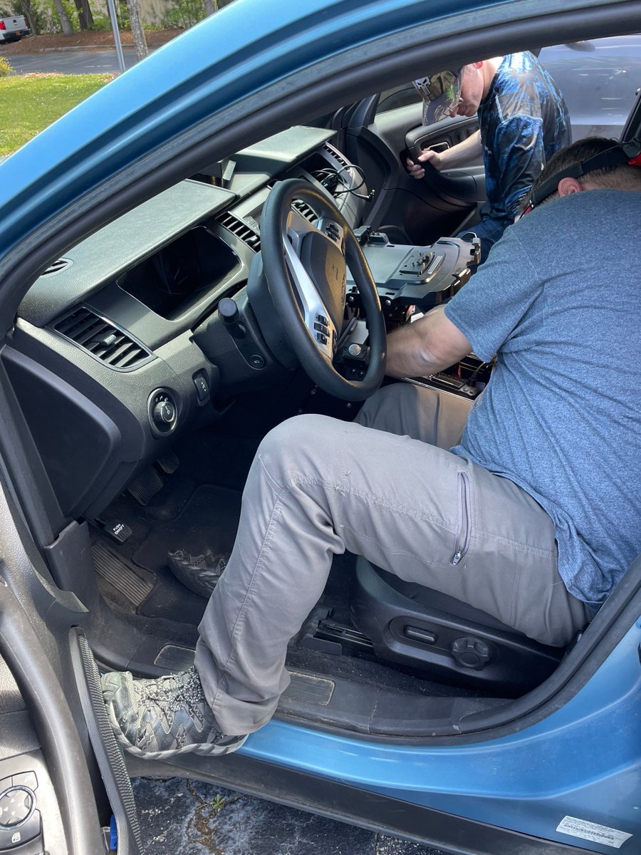 GovDirectInc's tweet photo. We had a productive day onsite with Garner Police Department last week installing Panasonic Toughbook and Havis equipment!  Give us a call or visit the GovDirect website to schedule a consultation for your next project. https://t.co/V6hY3zgpof