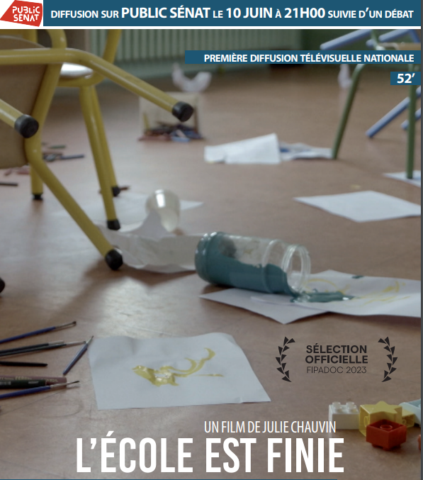 Le documentaire de <a href="/ju_chauvin/">Julie Chauvin</a> enfin sur une chaîne nationale sur <a href="/publicsenat/">Public Sénat</a>. Cinq #professeursdesecoles racontent leur métier dans ce qu’il a de plus beau, mais aussi de plus dur. De l’enthousiasme au désenchantement, jusqu'à la rupture. #kerenproduction <a href="/SamuelMoutel/">Samuel Moutel</a>