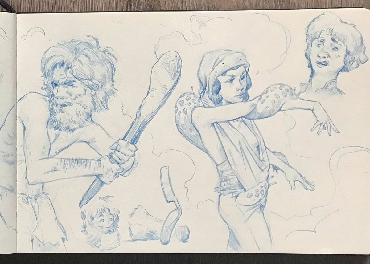 KlausPillon's tweet photo. New batch of sketches after missing a couple of days for #maysketchaday a double page of nonsense! https://t.co/3LyotAvUAF