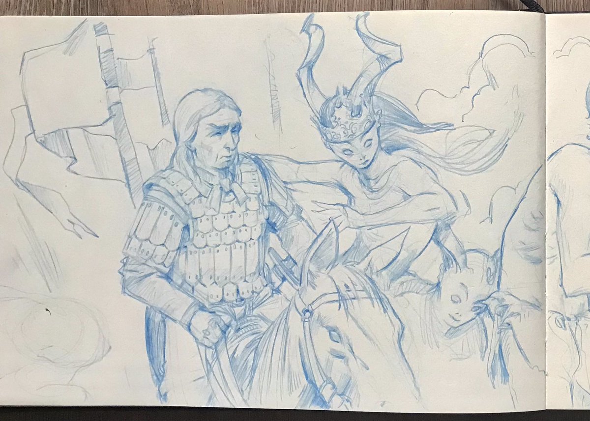 KlausPillon's tweet photo. New batch of sketches after missing a couple of days for #maysketchaday a double page of nonsense! https://t.co/3LyotAvUAF
