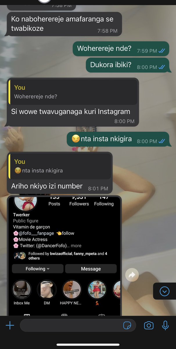 DancerFofo's tweet photo. Announcement 📢 abantu mese Mukomeje kuribwa amafaranga nuyu muntu Mumfashe mu reportinge iyi account …umuntu Ugenda akanyiyitirira agashyiraho number yanjye bikarangira bingarutseho….Mumfashe mujye insta mu reportinge….#rwanda #Rwanda #rwandantwitter #Twitter https://t.co/Jps81UPIBT