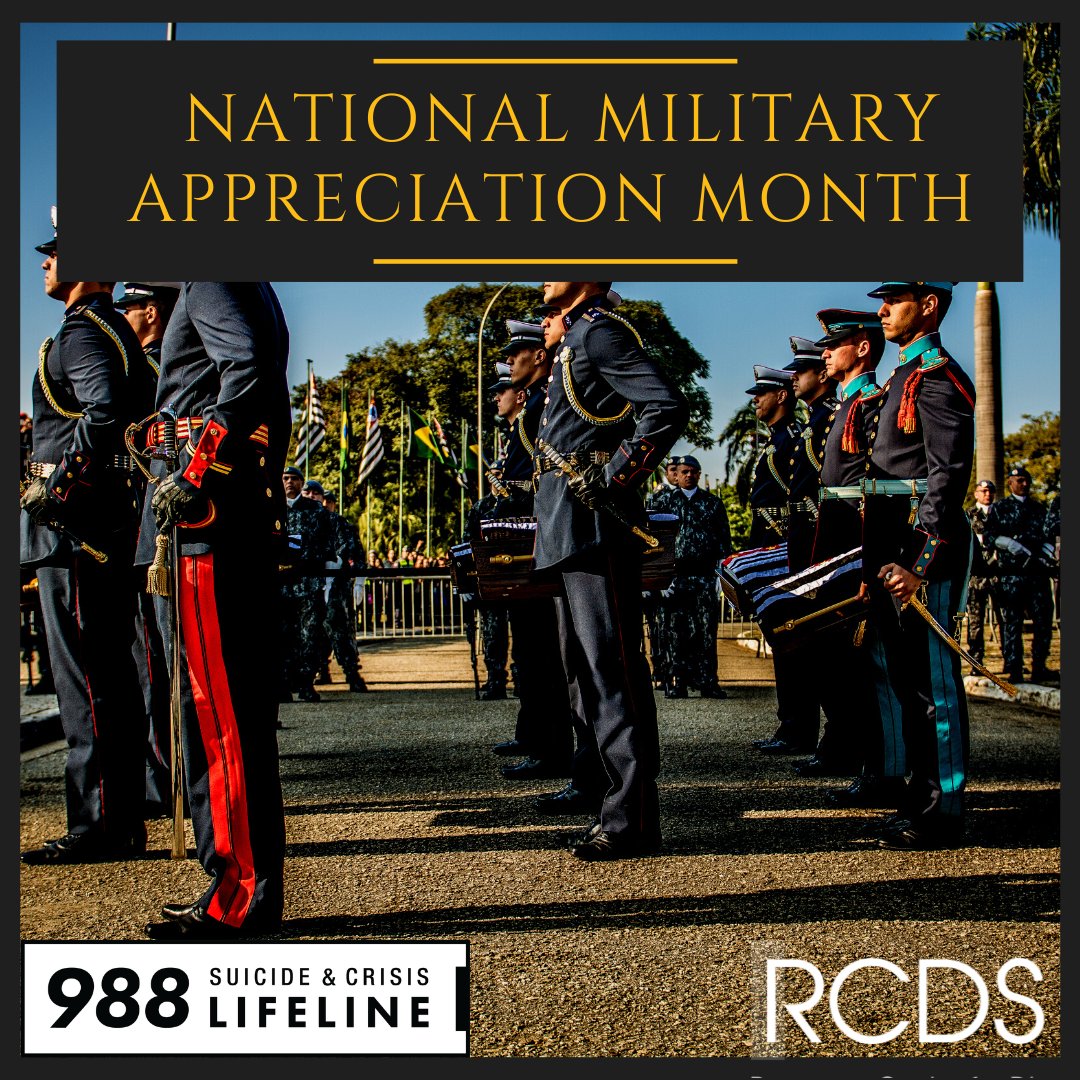 RCDSFlorida's tweet photo. In honor of National Military Appreciation Month, we want to express our deep gratitude to all the brave men and women who have served and are currently serving in our military.
#MilitaryAppreciationMonth #RCDS #VeteranSupport #MHAM #brevardcounty #nonprofit #rockledgefl https://t.co/m0sq2J9awA