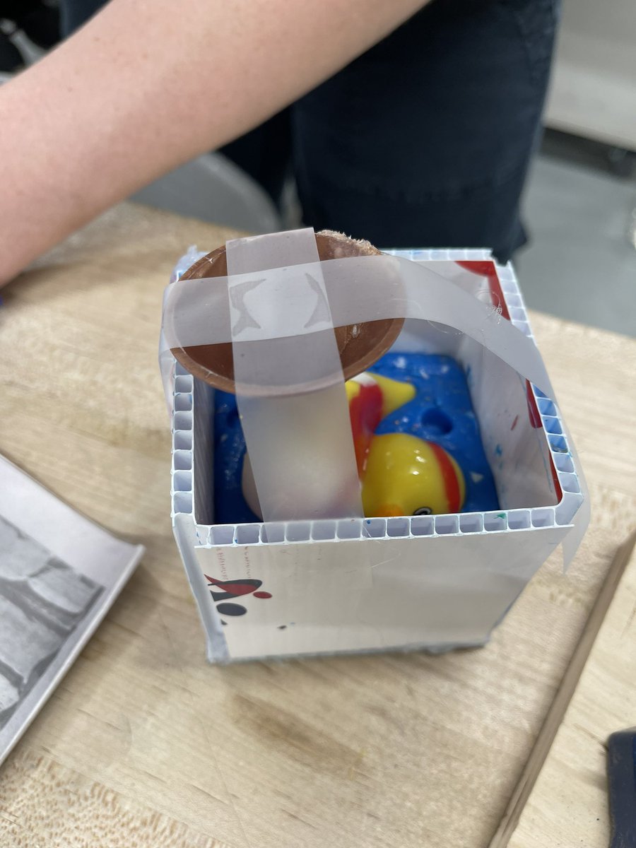 PackerEngineers's tweet image. Exploring molding and casting techniques in SHS Engineering 2…messy but fun!  Next step: how to design soap molds for our next chemical engineering adventure: saponification! @OfficialSHSPack