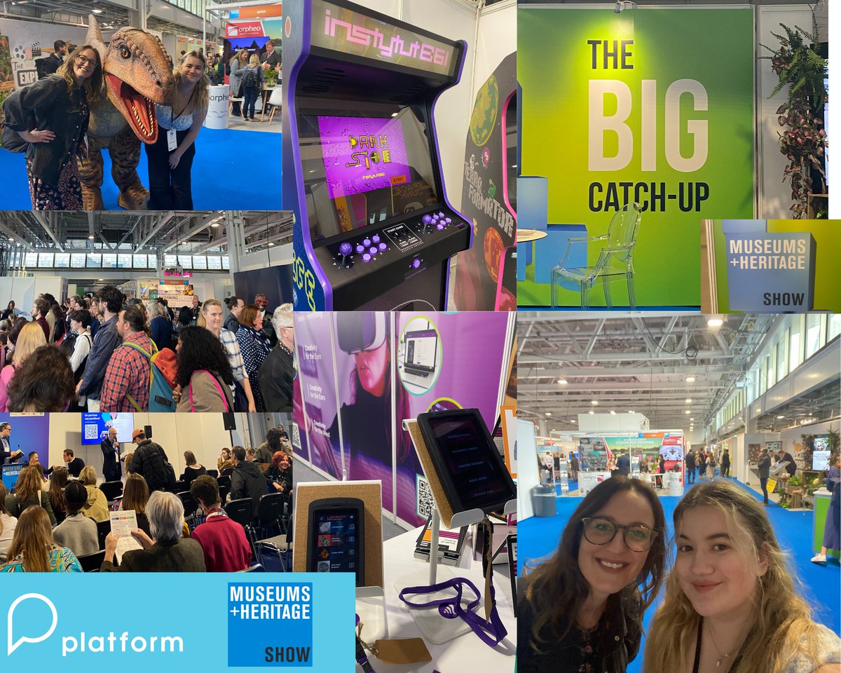 Platform_Comms's tweet photo. It was great to be at the Museums + Heritage Show (@MandHShow)  today in Olympia, London.  We met up with an exciting new client and had an amazing time learning about all the latest trends that have got the industry excited

#MandHshow #Innovation #mediaandentertainment #VR https://t.co/fqEwEV430F