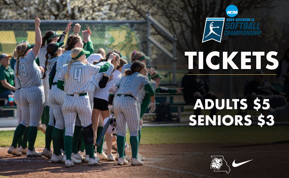 Central Region Tournament -- May 11-13

Tickets -- Adults $5 | Seniors $3
To purchase, visit mssulions.com/tickets

*Due to NCAA regulations, no passes or discounts are allowed. All tickets must be purchased by visiting mssulions.com/tickets or you may purchase at the gate.*