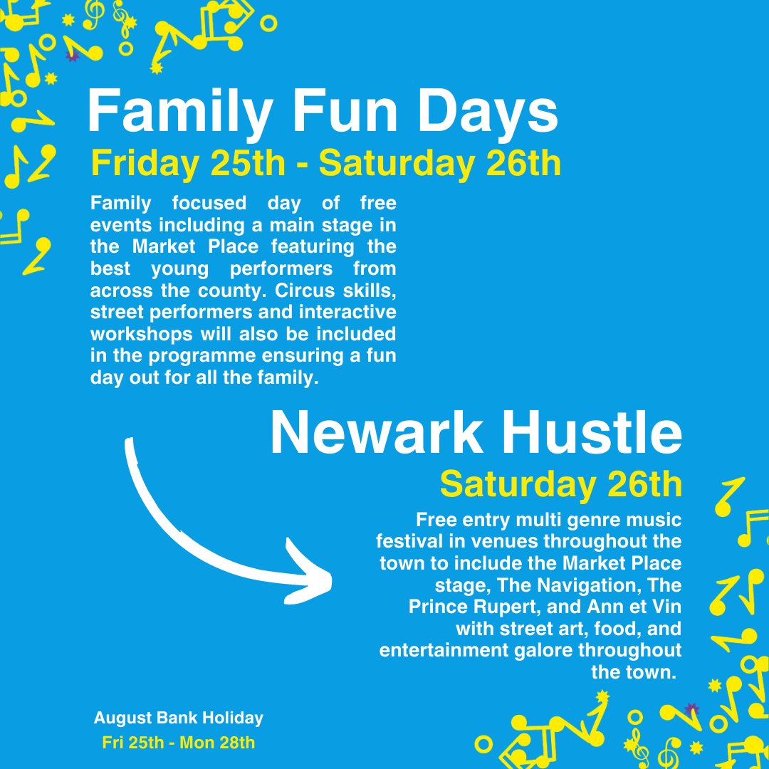 NewarkFestival's tweet photo. Save The Date 📷

We're incredibly excited to announce Newark Festival returns for 2023. Keep your eyes peeled for teasers over the coming week with our first announcement for Concert in the Castle dropping next Friday!

📷 https://t.co/aYq9hEFo46 https://t.co/G6nf42jpaW
