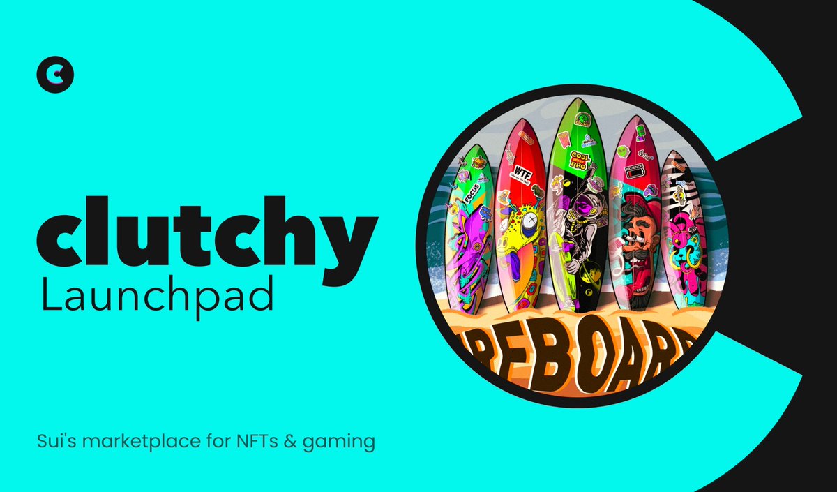 💥Riders!💥
 Suirfboards NFT mint is coming!🚀

Supply: 7777 🌊🏄

When? May 11, 2023 

Round 1 - starts at 13:00 UTC (last for 3 hours)
Alpha: 30 $SUI
Whitelist: 45 $SUI

Round 2 - starts at 16:00 UTC.
Public: 70 $SUI 

See you on👉 clutchy.io/launchpad/suir…

#SUI #SuiNFT #NFT