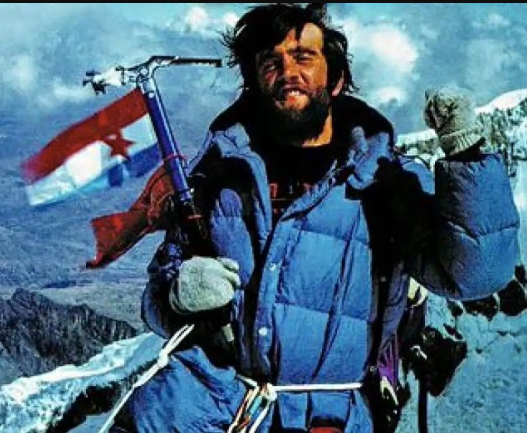 On this day, 1989.05.10; First Macedonian ascent of Mt #Everest (8848.86 m) was achieved by Dimitar Ilievski-Murato, he died on descent same day, aged 35. Photo ©: Dimitar Ilievski-Murato Archives.