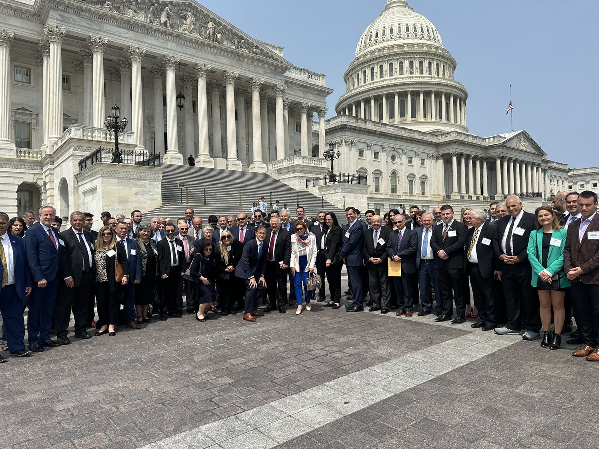 GreekNewsUSA's tweet photo. #GreekAmerican organizations (@MikeManatos @OrderOfAHEPA @TheAHIinDC @HellenicLeaders @cyprususchamber) 
united during the 38th @PSEKA #Cyprus Conference and presented a strong front in Capitol Hill for supporting the struggle of the Cypriot people for freedom and justice. https://t.co/U2uKW2F6PK
