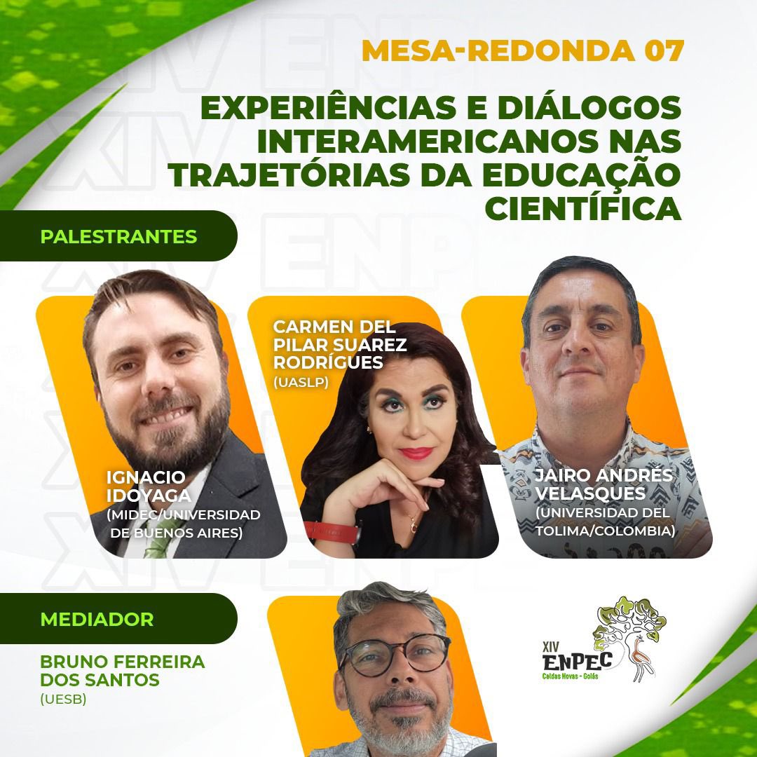 Siguen abiertas las inscripciones para el envío de trabajo. enpec2023.com.br/sobre-evento Del 2 al 6  de Octubre del 2023 en Caldas Novas/GOIÁS, Brasil. Animense! <a href="/LaUASLP/">UASLP</a> <a href="/autosporchile/">FUNDACIÓN RECINATUR</a>