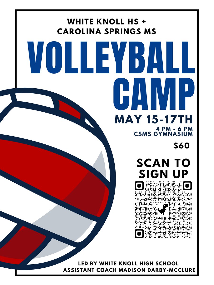 CSMS_Huskies's tweet photo. Ready to improve your volleyball skills? 🏐 Check out this opportunity! #ExploreCSMS https://t.co/C3fsdCu2W1