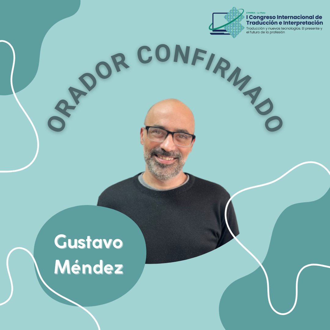 CtpipbaLP's tweet photo. 📢 El segundo orador que tenemos el honor de confirmar es Gustavo Mendez, profesor y traductor de inglés-español y especialista en Gestión de Proyectos.
#traducciónpública #xl8 #traductora #traductor #CongresoCTPIPBALaPLata #PrimerCongresoInternacionaldeTraduccióneIntepretación https://t.co/B5T3I0ZPFE