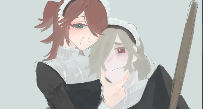 線画面倒で塗ってたんだけど終わらなかった