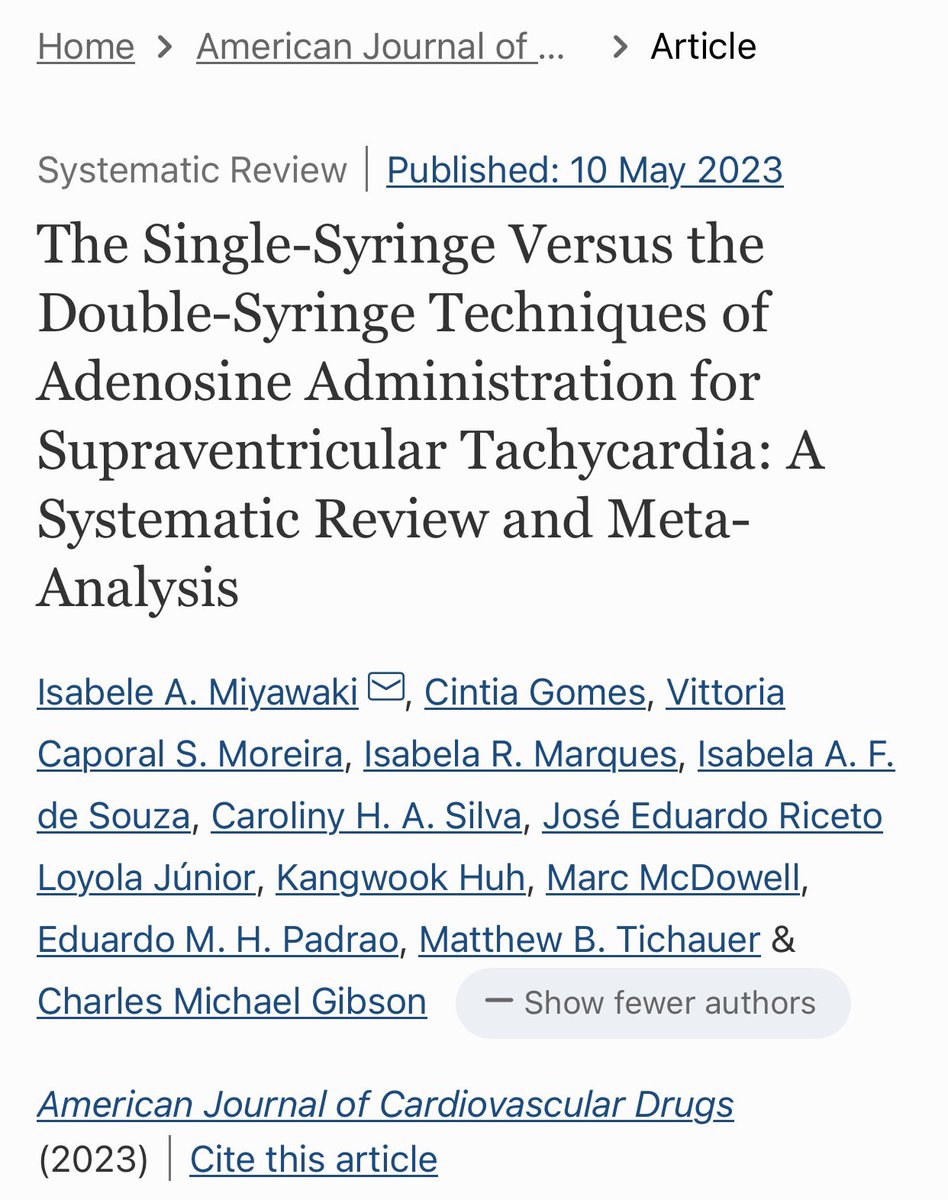 First publication on an international medical journal! Huge thanks to all authors, specially for the great friendship that we developed.
Thank you <a href="/CMichaelGibson/">C. Michael Gibson MD</a> for being such an inspiration and reviewing our manuscript.
It’s a privilege to be part of this outstanding team.