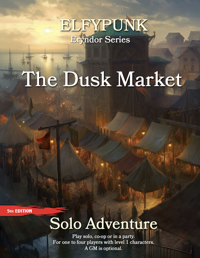 elfypunk's tweet photo. The cult leader brandishes his twin battleaxes, "You are just a pawn in a game much bigger than you can comprehend. You will fail and we will triumph!" Buy the 5e solo adventure 'The Dusk Market' at https://t.co/vWdv0bj3LS #solodnd #DnD https://t.co/QFHKAXIgMb