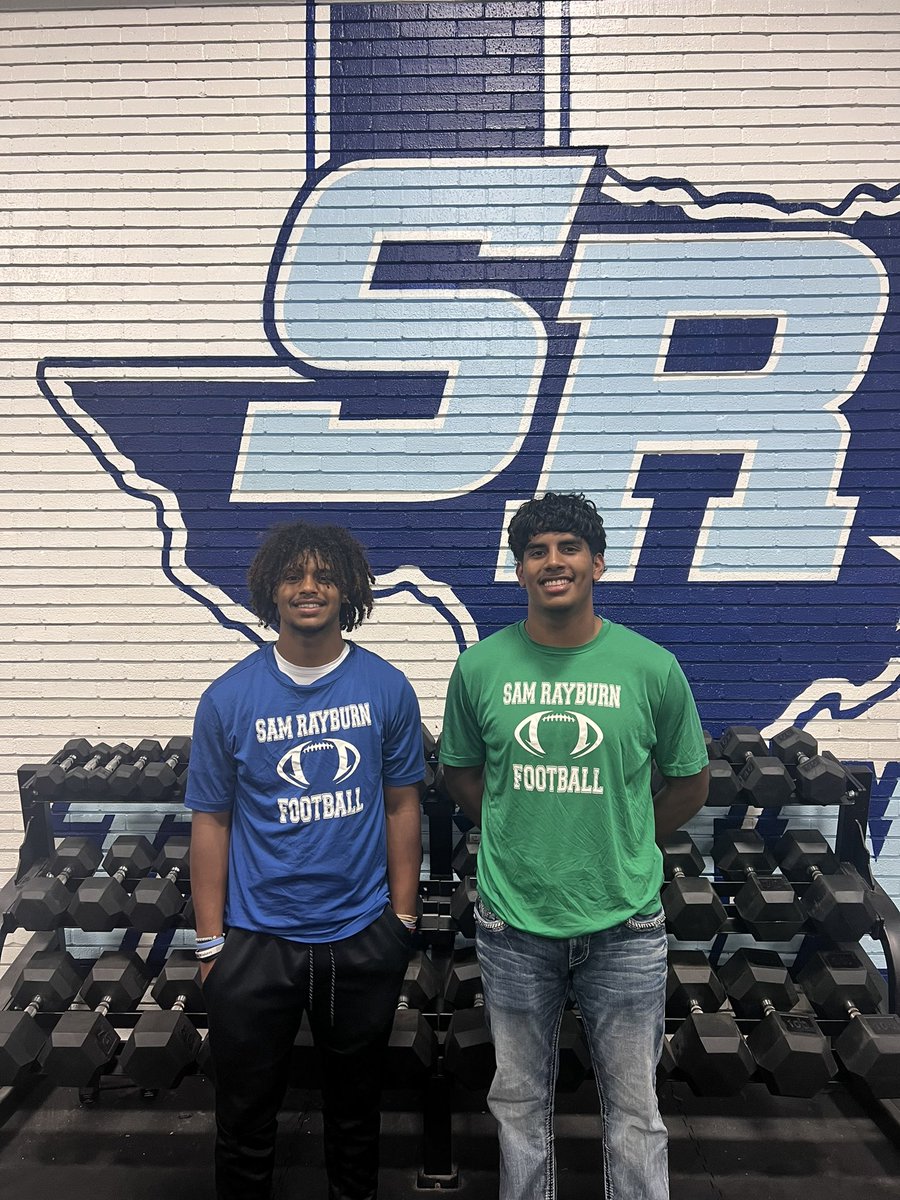 Congrats to our  New Team Captains for the 2023 season! Outside Linebackers Jermaine Calvin and Guadalupe Platas-Herrera were chosen by their peers to lead the Texans. We will vote on the final Two team captains in the fall! <a href="/Guada1upeplatas/">Guadalupe “GP” Platas Herrera</a> <a href="/justtjermaine/">H</a> <a href="/SamRayburn_HS/">Sam Rayburn High School</a>