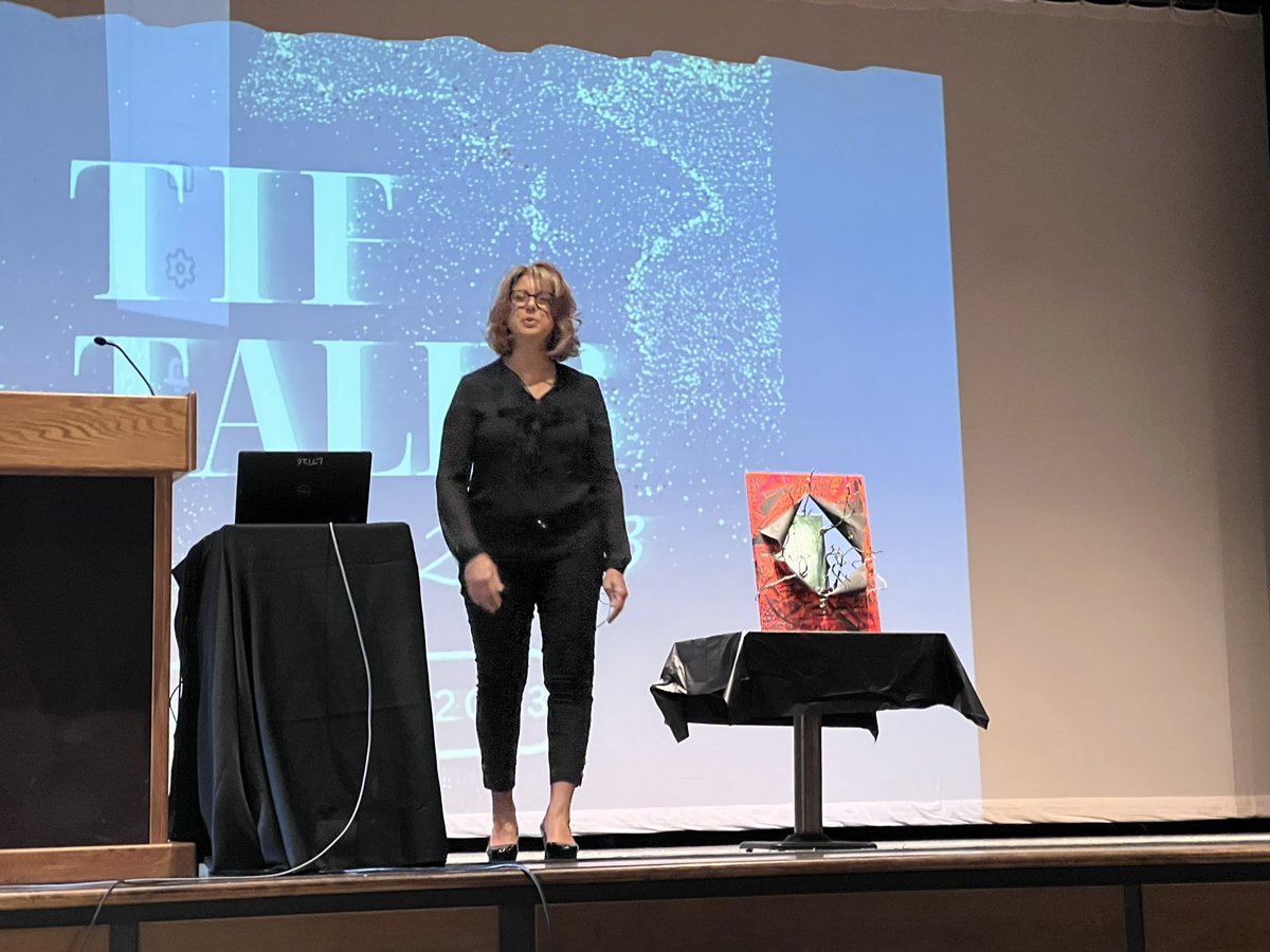 AMWheelock's tweet photo. Learning through art and design with @MargieWright_ #tiftalks #tiftalks23 @wny_ric https://t.co/i22w7U5lDd