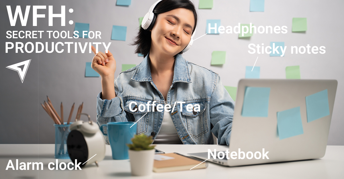 avx_digital's tweet photo. Working from home essentials: laptop, headphones, phone charger...and don't forget to get up and move!🍃 

#AVXDigital #Productivity #MarketingTips #workfromhome #WFH #healthylifestyle https://t.co/IeSitHXOp5