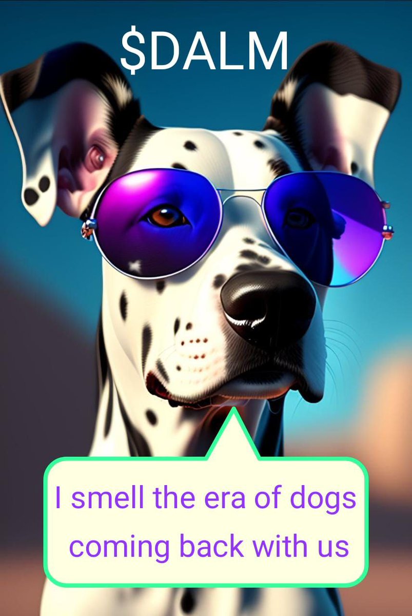 Dalmatian_DALM's tweet photo. 🥇You will earn $BNB on each sell transaction just by holding yours DALM.
💯101 Unique utility DALM NFTs. 101 Fam can stake it and grab the $DALM tokens.
🔥 Utility token that aims to revolutionize the DeFi to NFTs space.
🚀 Integrating advanced AI technology into its ecosystem. https://t.co/yGyrwpGUYQ