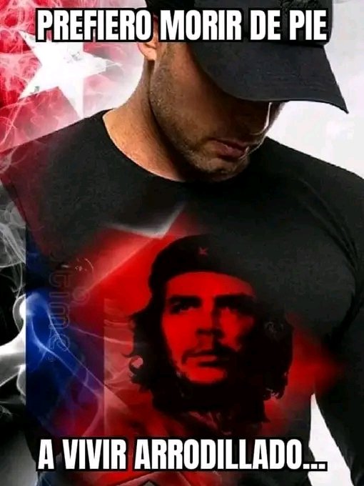 Me mantengo en pie de lucha por mi #Cuba, mis #Héroes y mi #Presidente. ¿Y tú que harás?