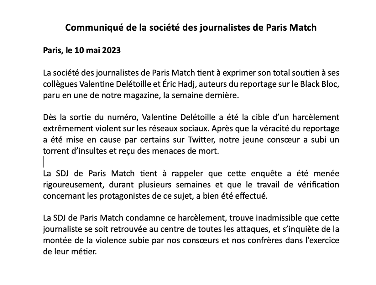 SDJ Paris Match tweet media