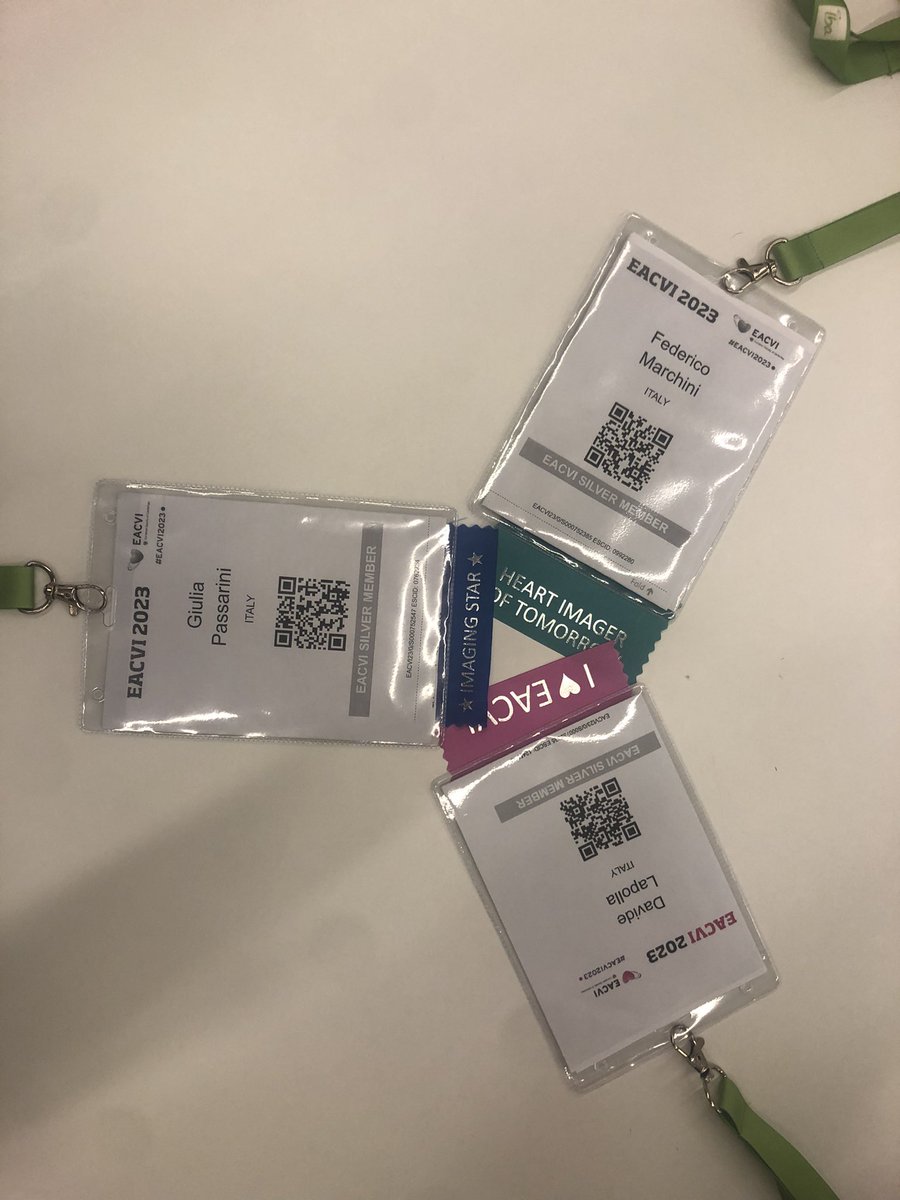 Giulia Passarini (@giuliapassarini) on Twitter photo Ending the first day, lot of interesting inputs, looking forward to tomorrow!
Too bad we lost at Grand Quiz 🫀 <a href="/Feff93/">Federico Marchini</a> <a href="/davide_lapolla/">Davide Lapolla</a>
#EACVI2023 Ending the first day, lot of interesting inputs, looking forward to tomorrow!
Too bad we lost at Grand Quiz 🫀 <a href="/Feff93/">Federico Marchini</a> <a href="/davide_lapolla/">Davide Lapolla</a>
#EACVI2023