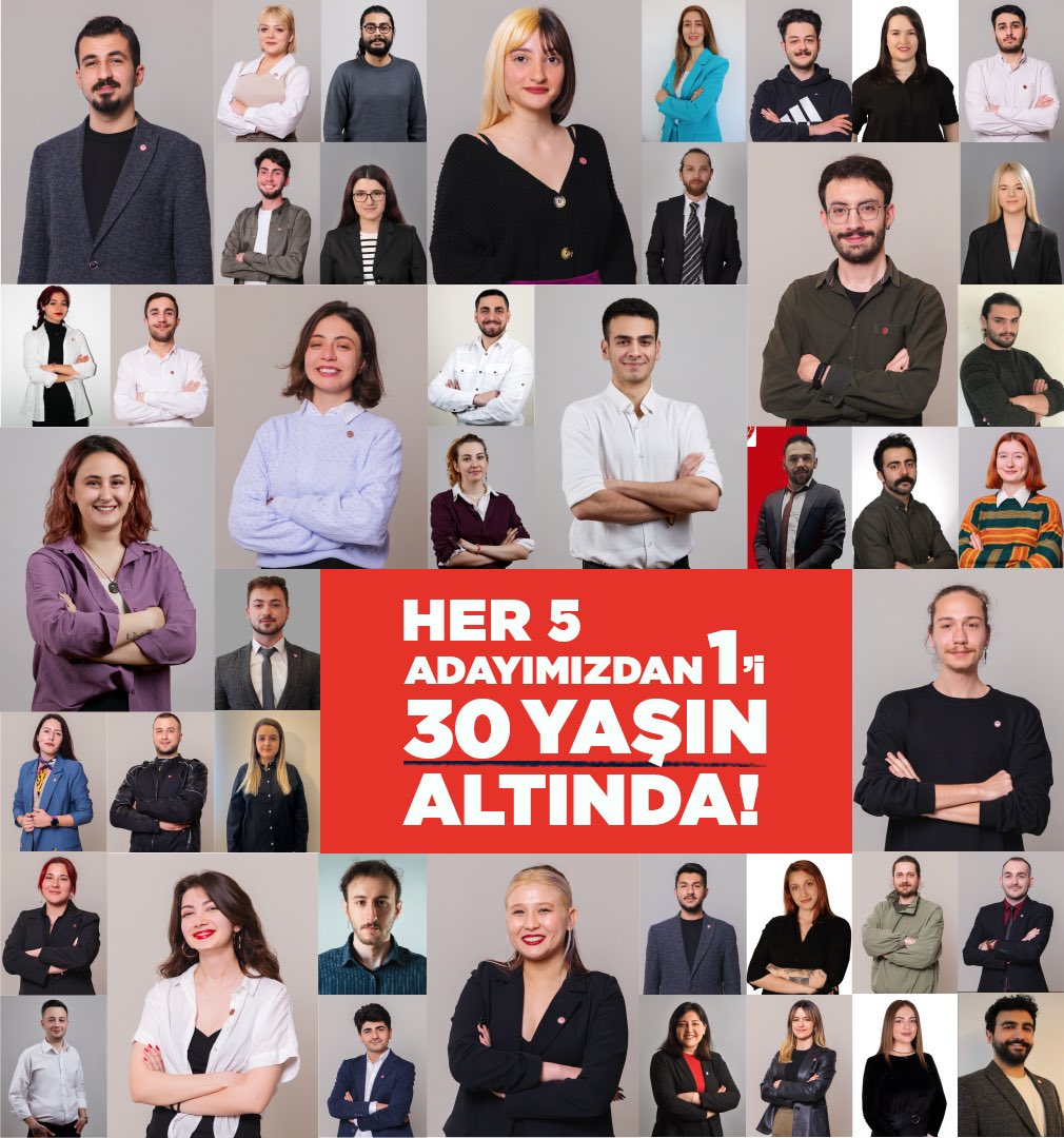 TBMM’de 30 yaş altında olan Milletvekili sayısı yalnızca 8. Vekil adaylarımız ile öğrencilerin ve genç işçilerin sesini yükselteceğiz.
 
#OylarTİPeGençlikMeclise!