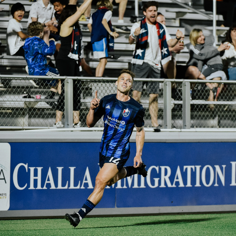 NorthCarolinaFC's tweet photo. 🔥R🔥A🔥F🔥A🔥

His five goals helped us to an undefeated April, now @rafaduizit is the @USLLeagueOne Player of the Month 🏆