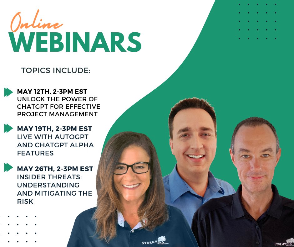 StormWindLive's tweet photo. Don't miss out on our exclusive FREE webinar series covering the hottest tech trends! Secure your spot now and stay ahead of the game with StormWind expert insights.
#TechTalks #FreeWebinar #InnovateTogether https://t.co/ek3iZHnbNL